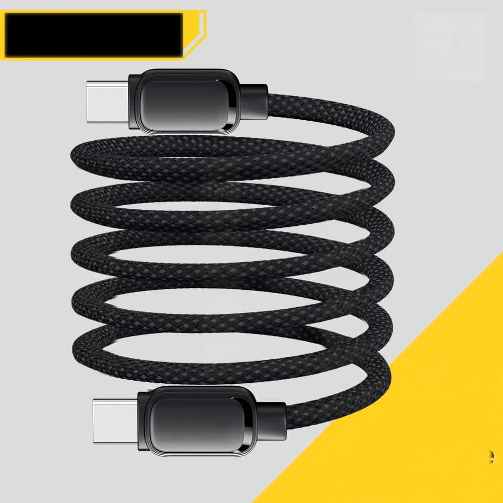 100W magnetický vysouvací kabel USB-C na USB-C