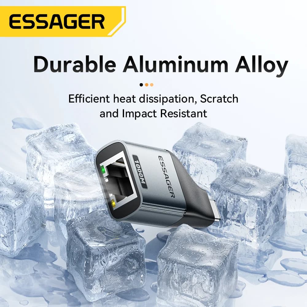 USB-C na Gigabit Ethernet RJ45 adaptér