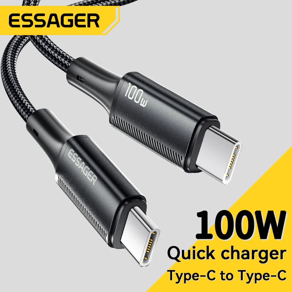 Kabel USB-C na USB-C, 100W PD rychlonabíjení