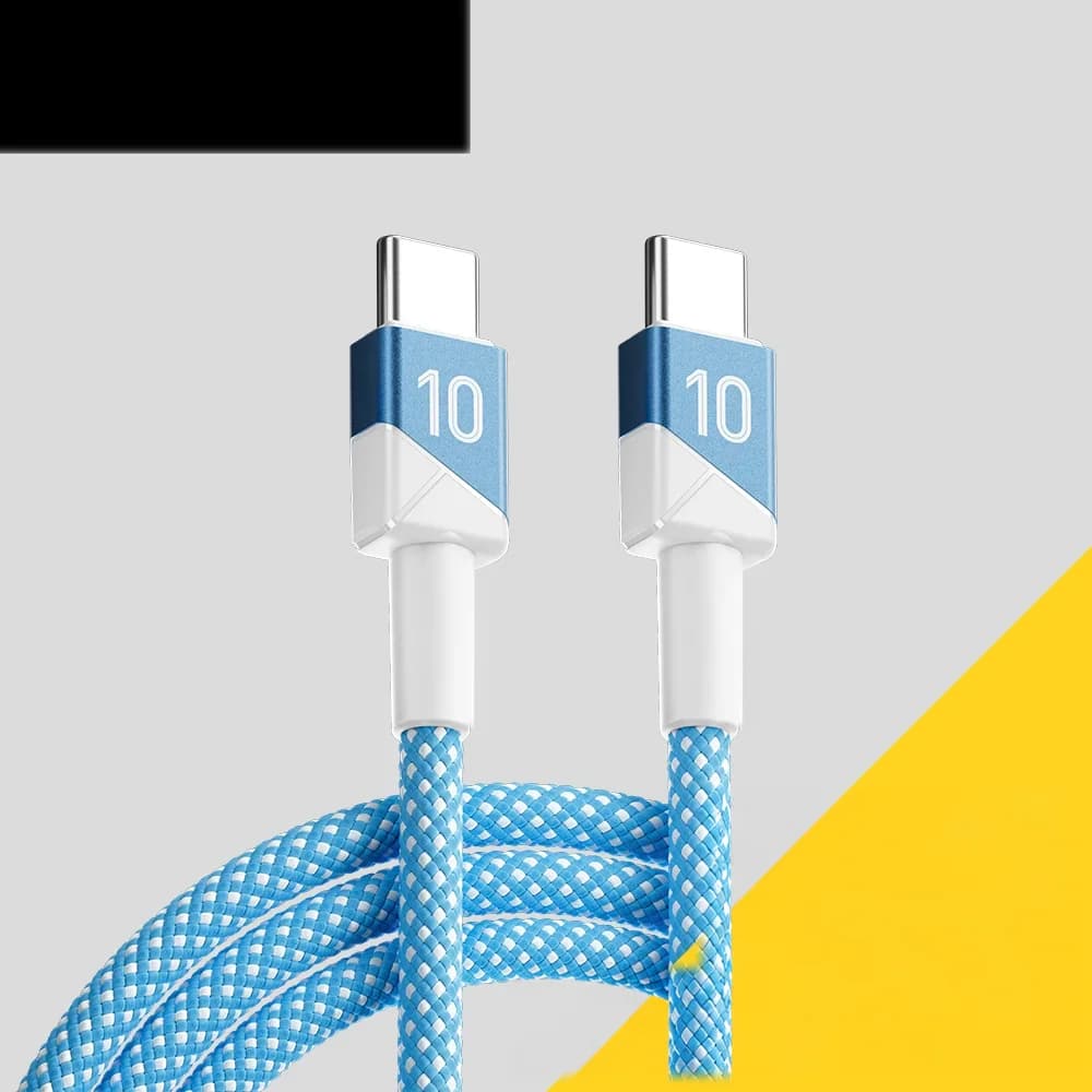 100W 5A USB-C na USB-C kabel v barvách fotbalových týmů