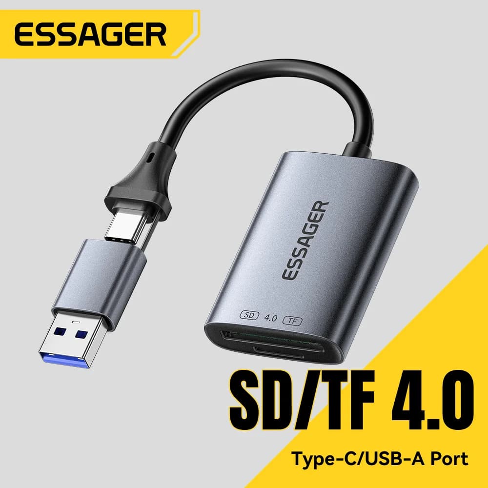 2v1 čtečka karet SD/TF USB 4.0 vysoká rychlost