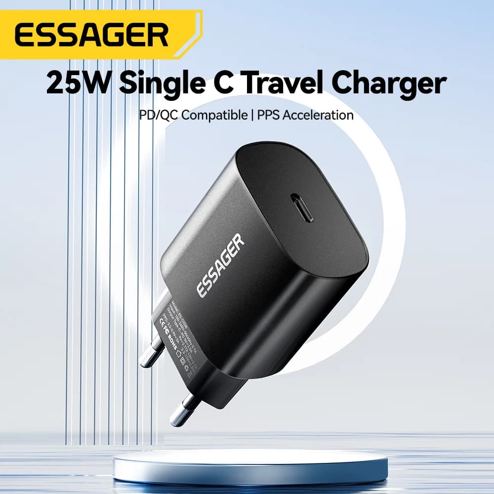 Síťový nabíječ USB-C PD s rychlým nabíjením 25W
