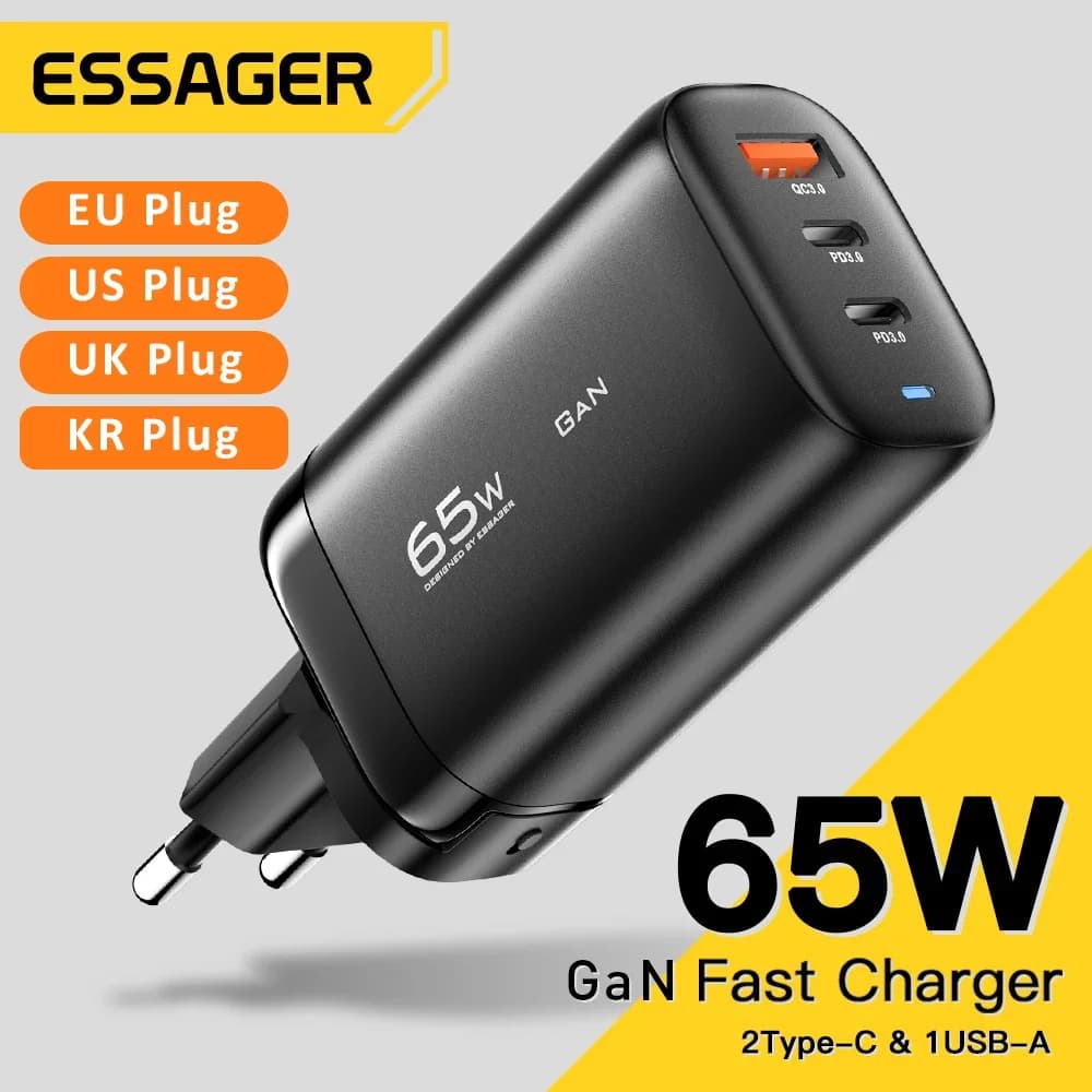 GaN nabíječka pro notebook USB-C 65W, PPS