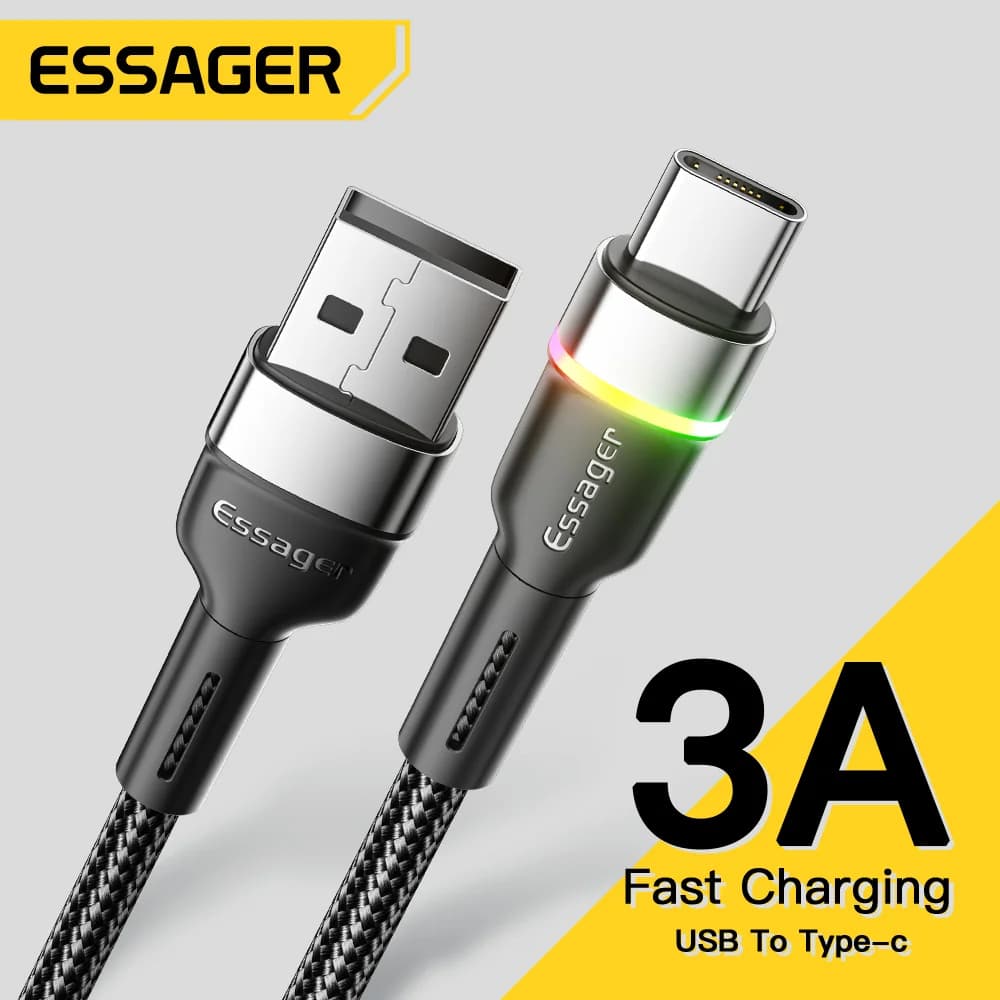3A USB-A na USB-C datový kabel s rychlým nabíjením