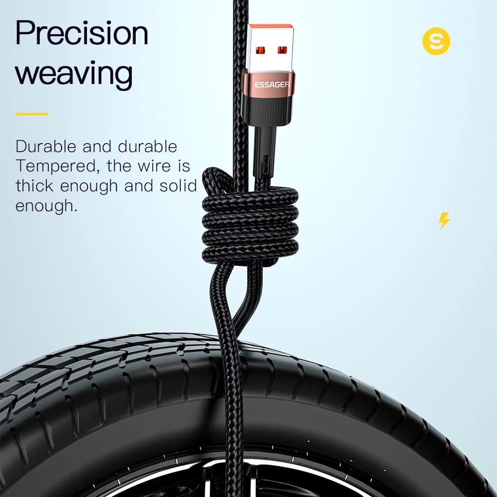 100W USB-C kabel pro rychlé nabíjení, 7A