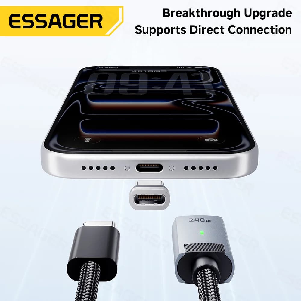 240W magnetický USB-C na USB-C nabíjecí kabel