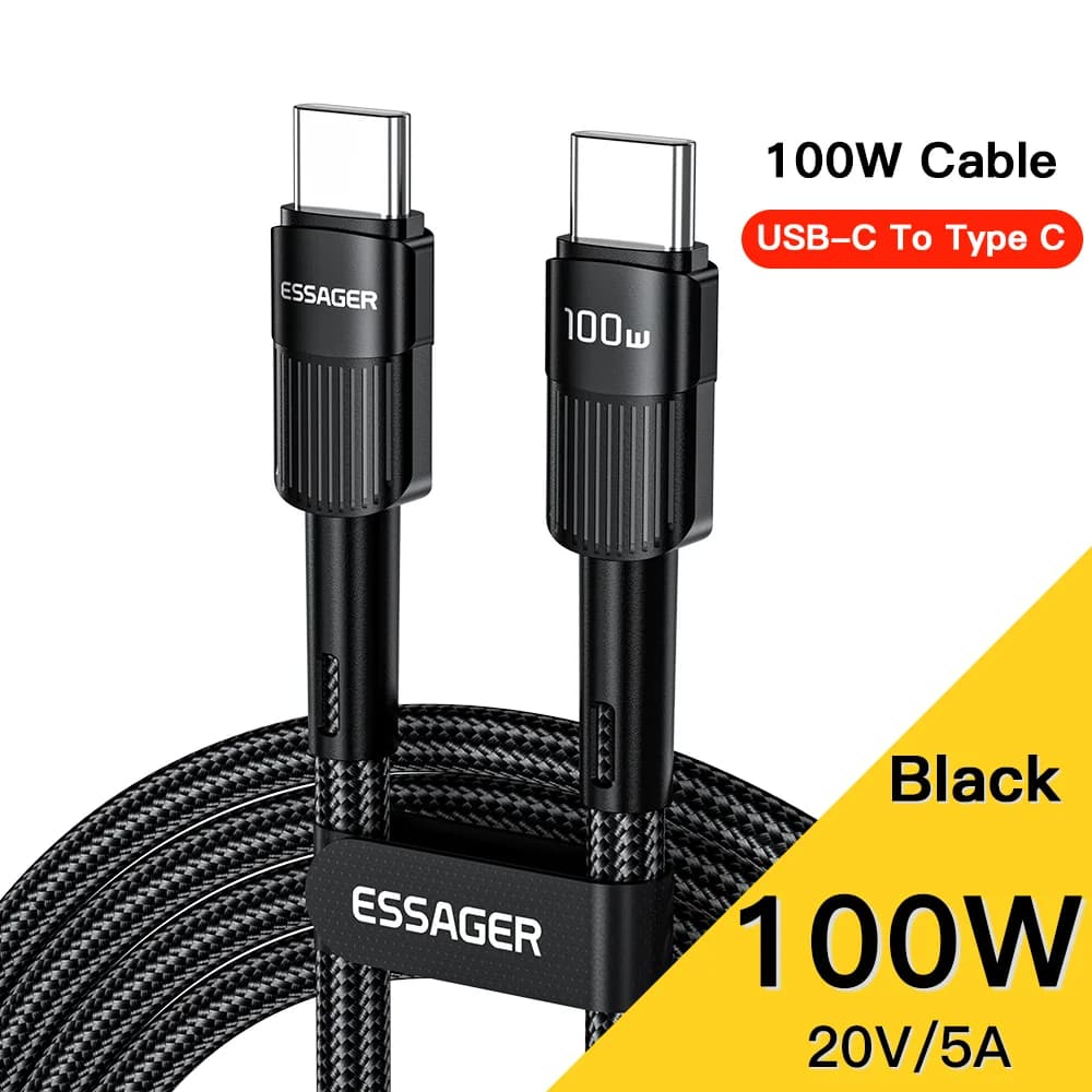 100W USB-C kabel pro rychlé nabíjení, 7A