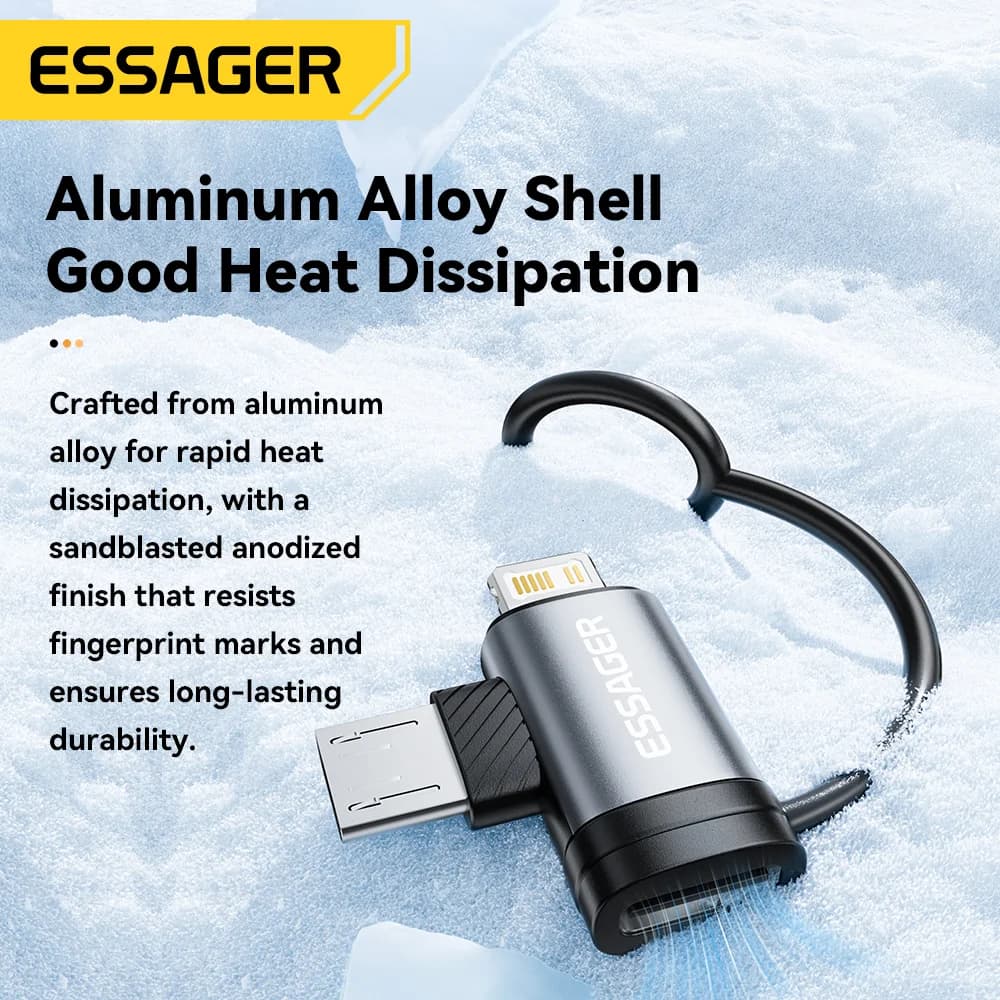 2v1 adaptér Lightning a Micro USB