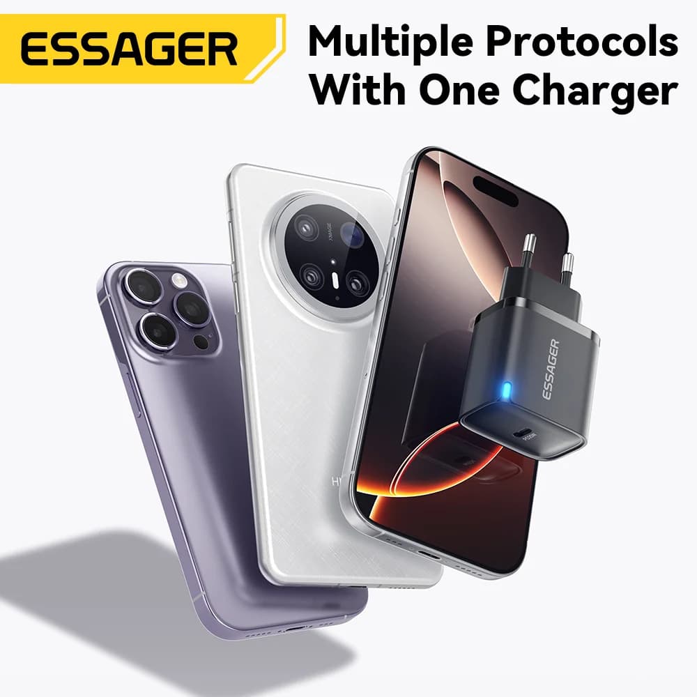 Mini síťový adaptér 20W USB-C PD pro rychlé nabíjení