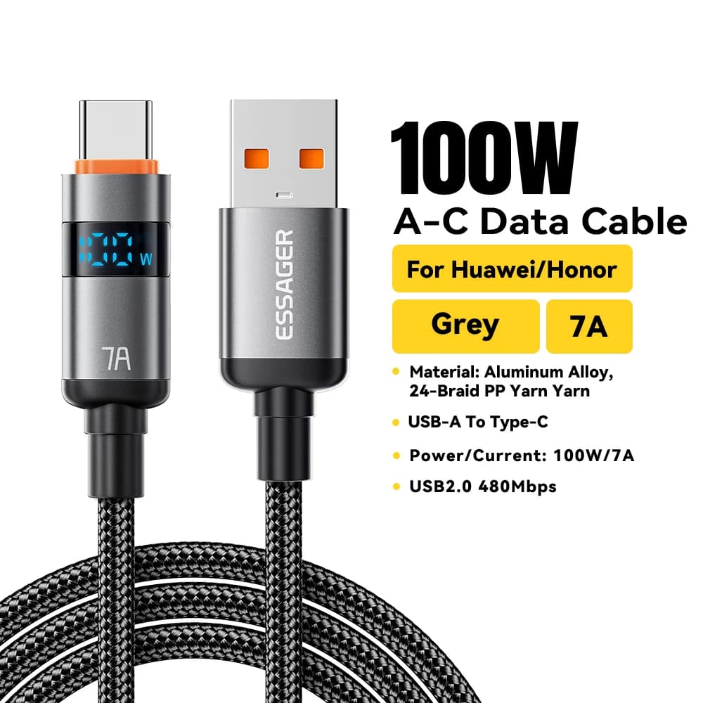 100W USB-C na USB-C PD rychlonabíjecí kabel