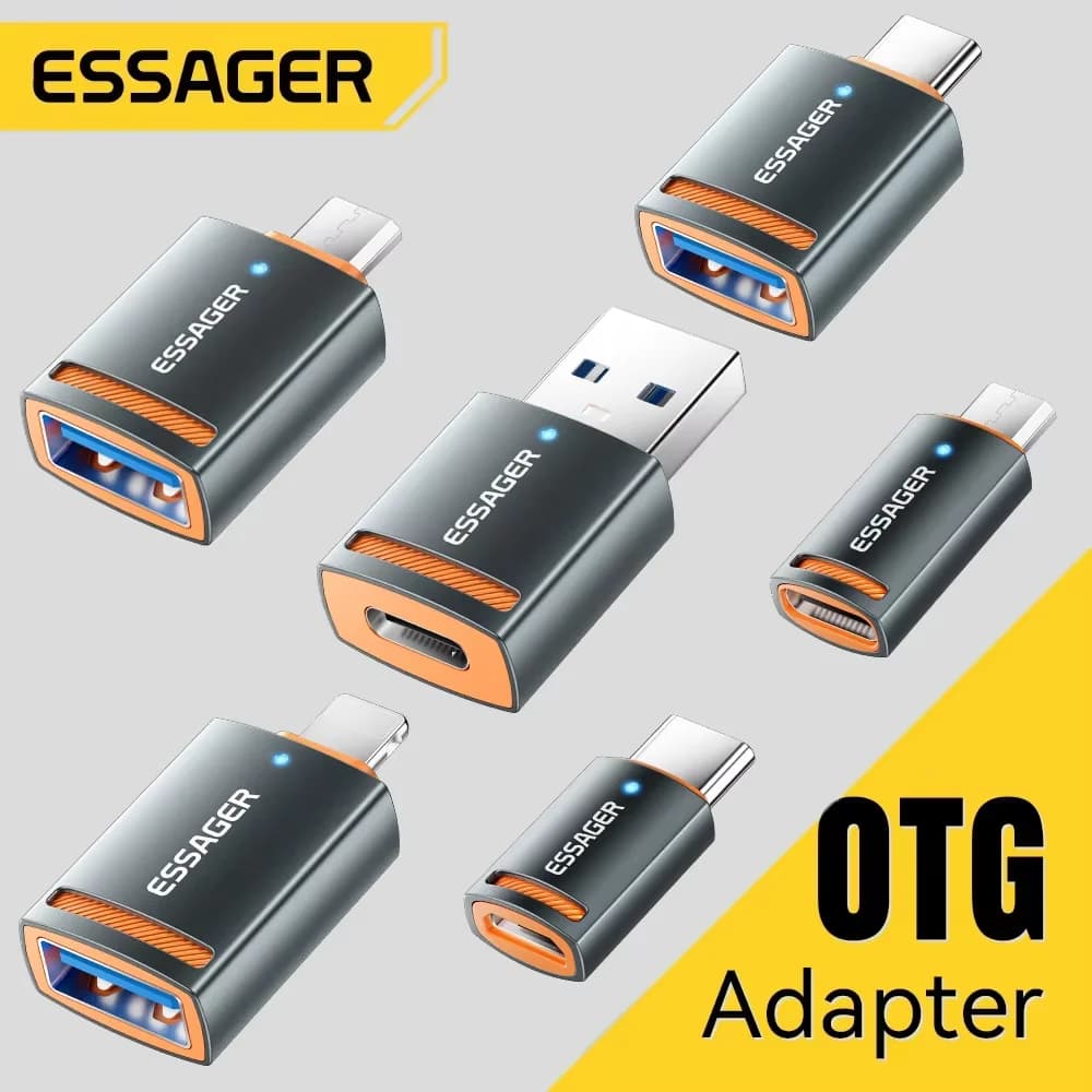 USB 3.0 OTG adaptér Type-C samec na USB-A samice