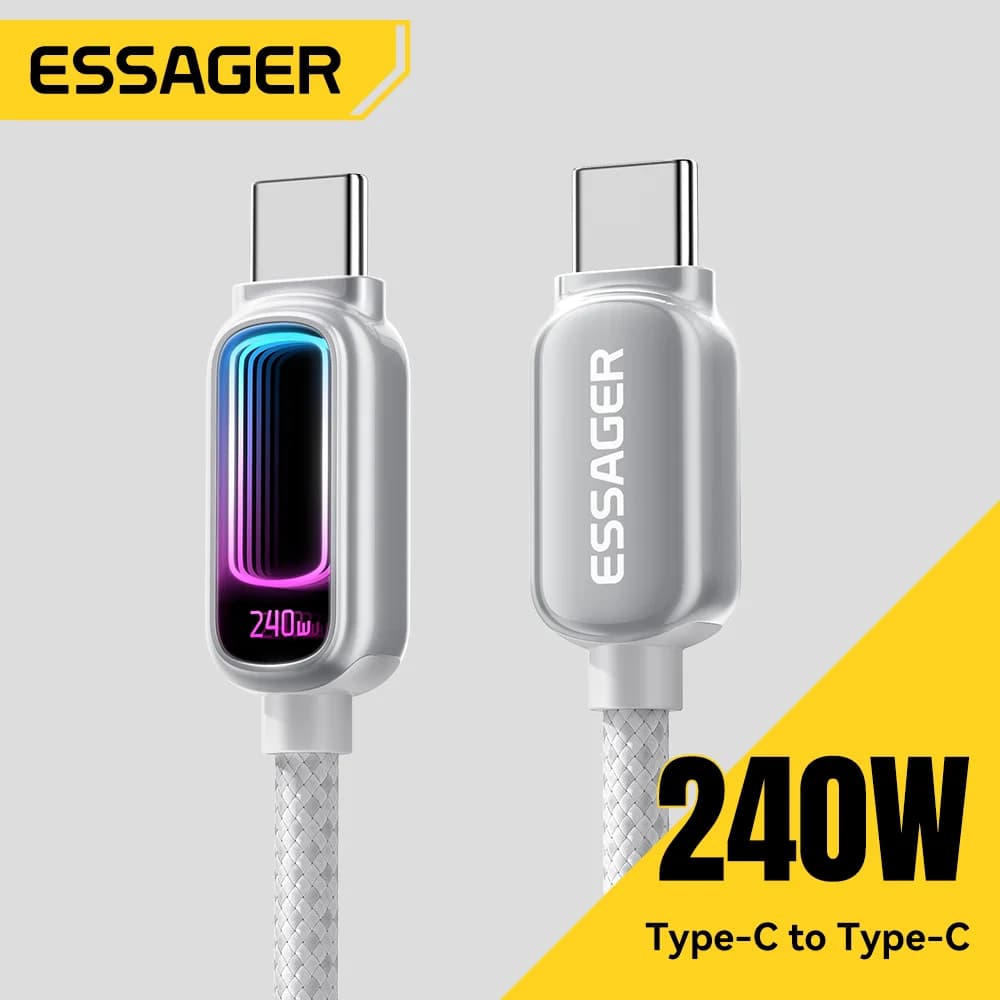 Kabel USB-C na USB-C, 240W, podpora PD 3.1 (100W)