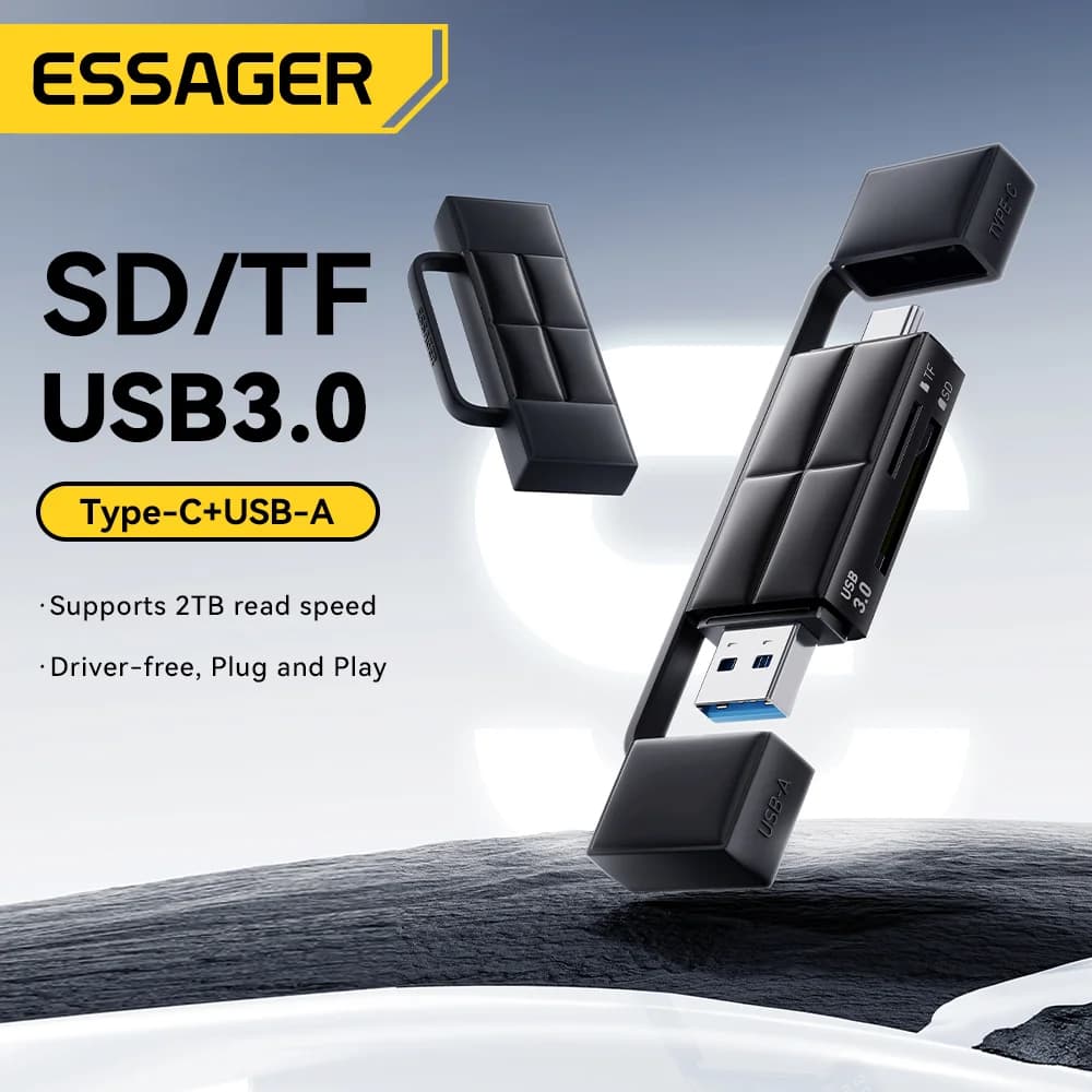 Čtečka karet SD/Micro SD USB 3.0 a Type-C