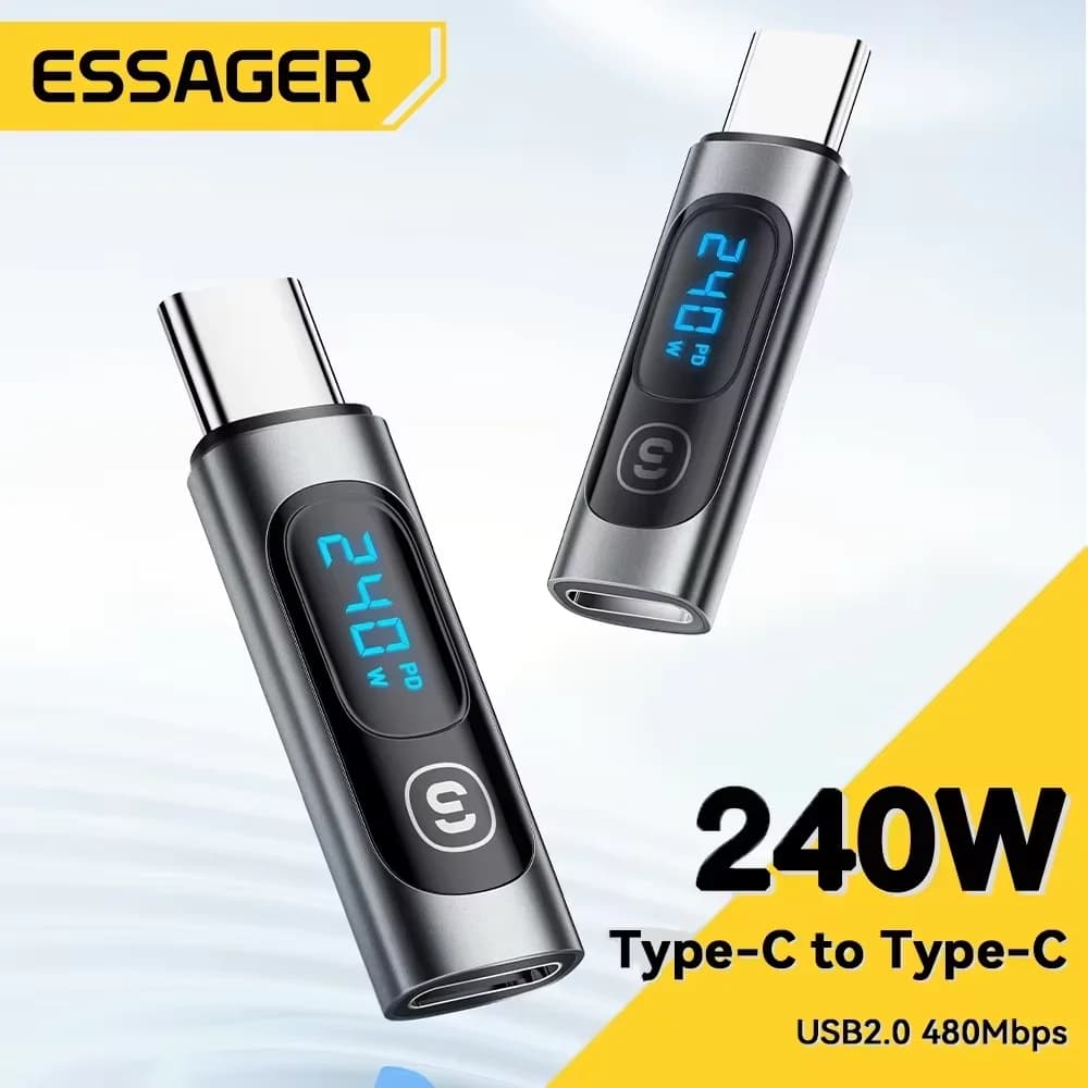 USB-C na USB-C OTG adaptér s digitálním displejem