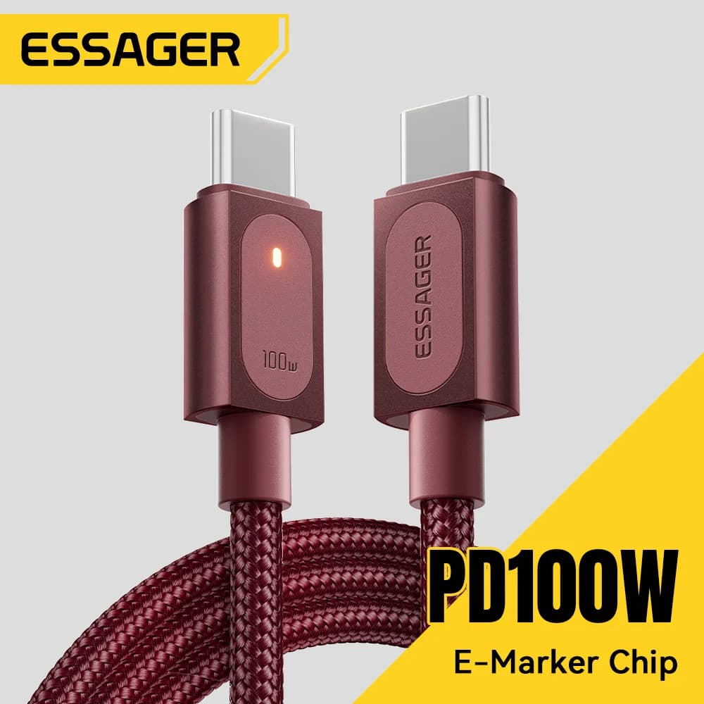 Kabel pro rychlonabíjení USB-C na USB-C 100W