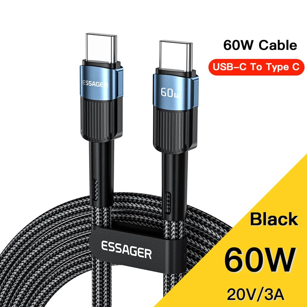 100W USB-C na USB-C rychlonabíjecí kabel 3m
