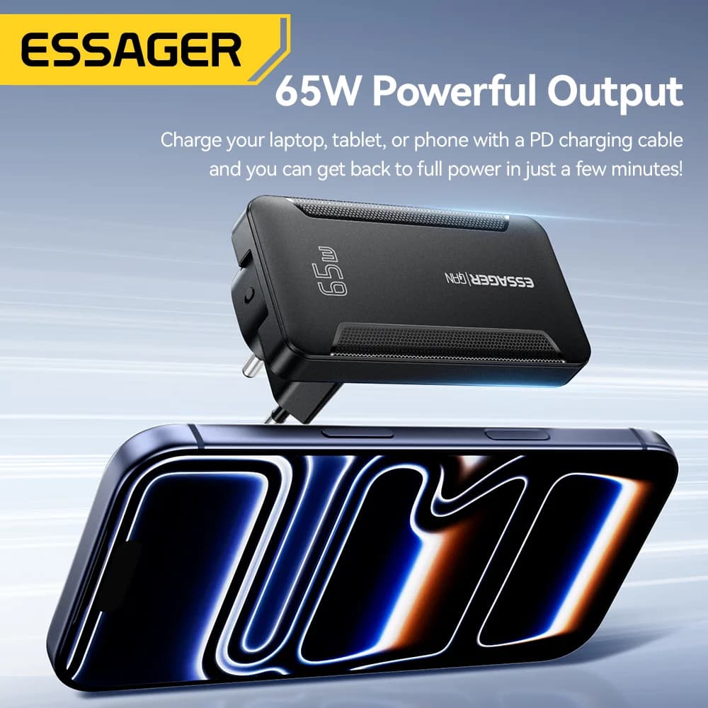 Ultra tenký cestovní nabíječka 65W GaN s PD 3.0