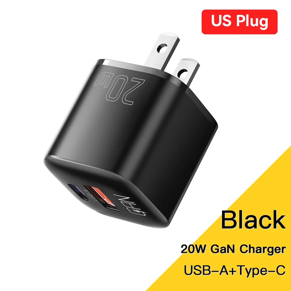20W GaN USB-C PD rychlonabíječka