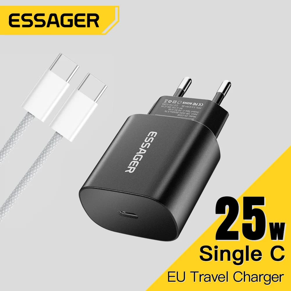 25W USB-C PD rychlonabíječka