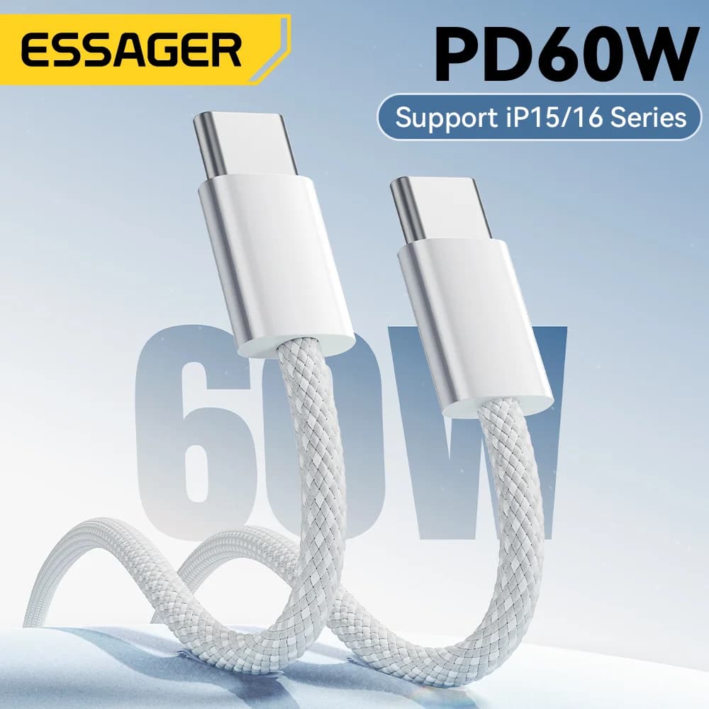 60W USB-C na USB-C datový kabel pro rychlonabíjení