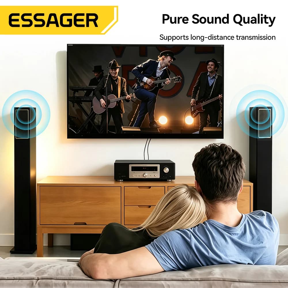Audio rozbočovací kabel 3,5 mm na dvojité RCA