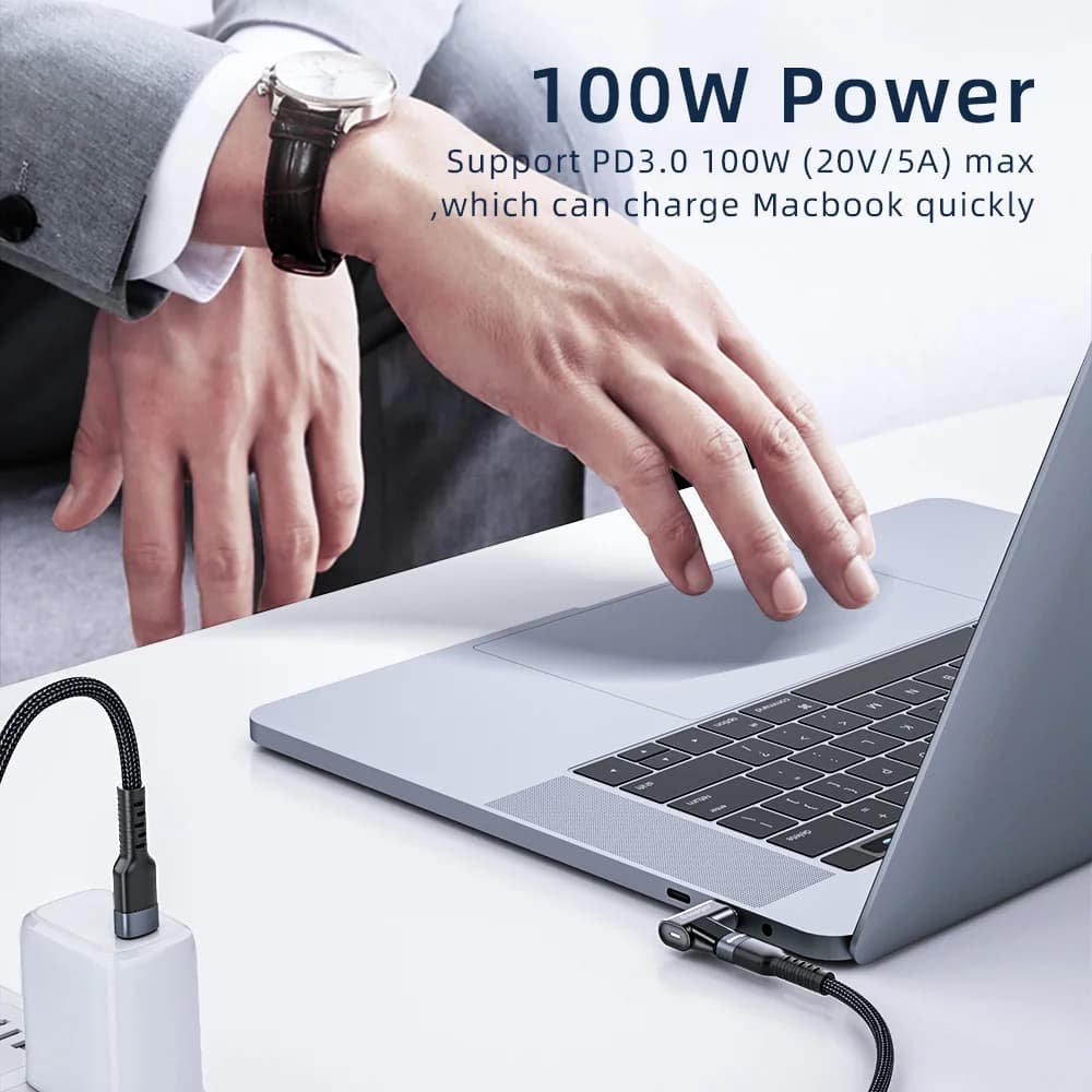 Magnetický adaptér USB-C na USB-C, konektor 100W
