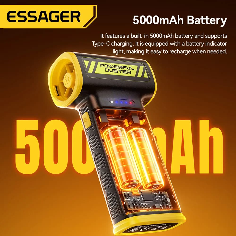 Přenosný stlačený vzduch 130W s baterií
