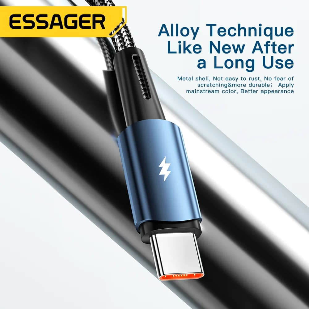 120W USB-C kabel pro rychlonabíjení, 6A