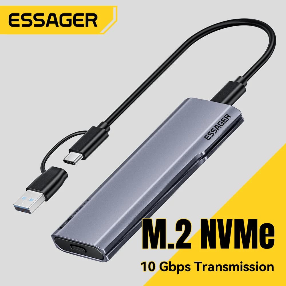Kryt M.2 NVMe SSD, USB 3.2 Gen2 10Gbps