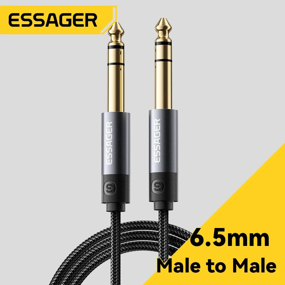 AUX audio kabel 6,35 mm samec na samec pro kytaru