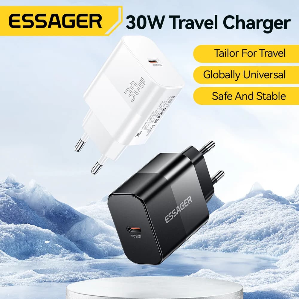 Cestovní nabíječka USB-C PD 30W