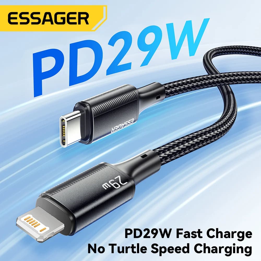 29W USB-C na Lightning datový kabel pro rychlé nabíjení
