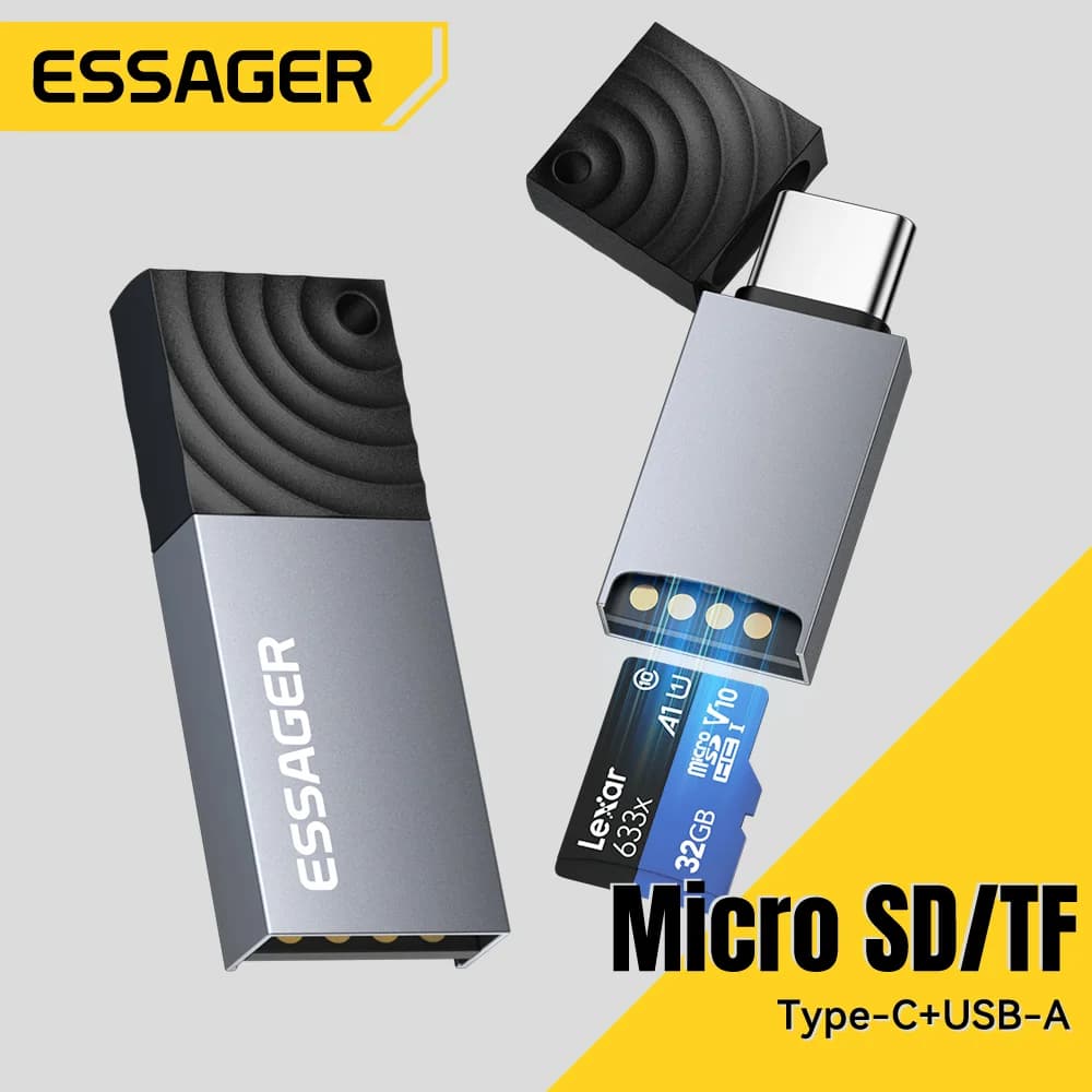 2v1 čtečka karet USB-C a USB 2.0