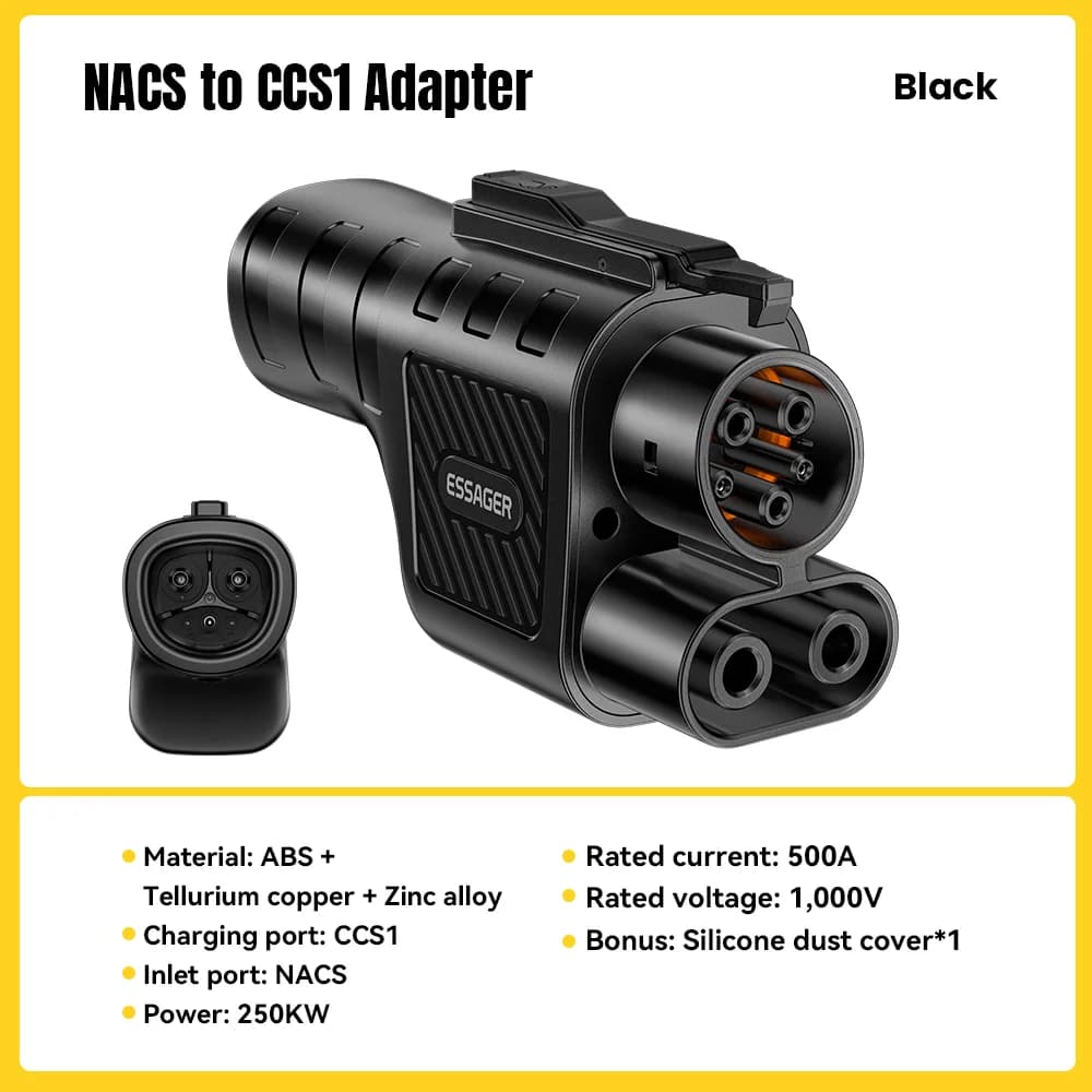 NACS na CCS1 nabíjecí adaptér pro Tesla