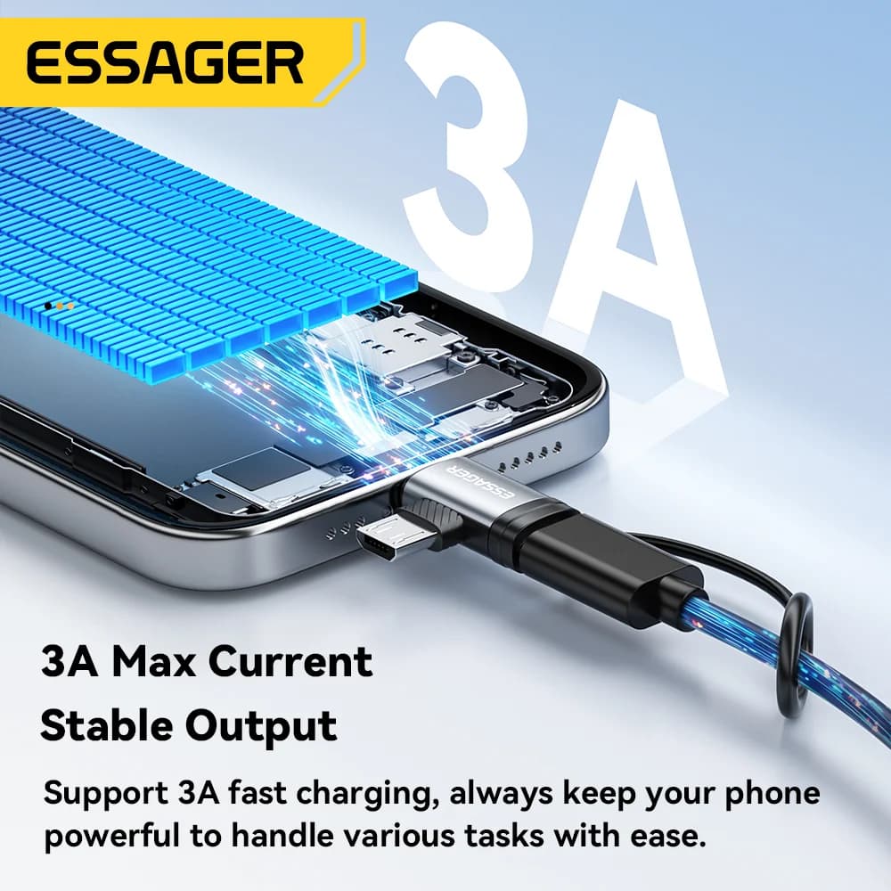 2v1 adaptér Lightning a Micro USB
