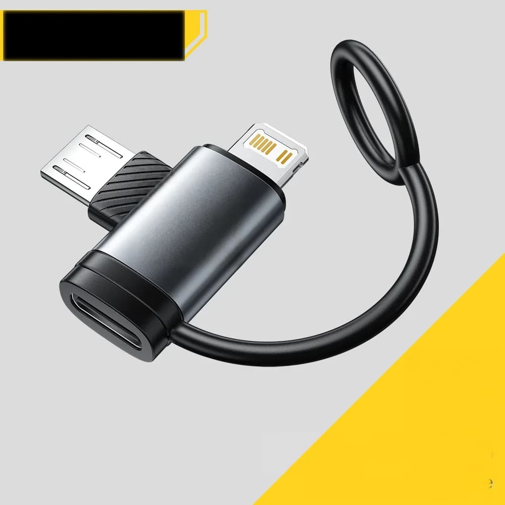 2v1 adaptér Lightning a Micro USB