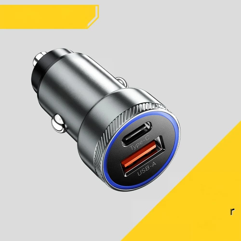 54W USB-C auto-nabíječka, 5A rychlonabíjení