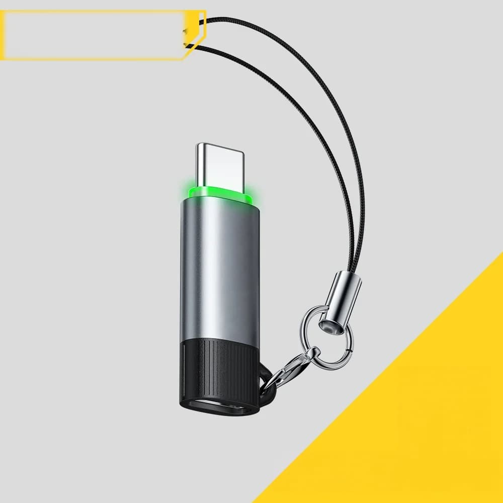 100W chytrý USB-C OTG adaptér s automatickým vypnutím